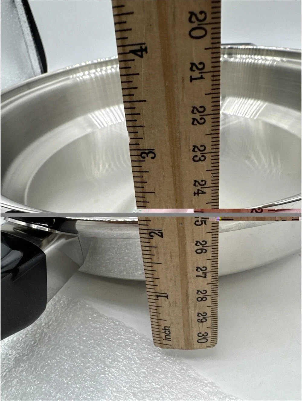 West Bend Kitchen Craft 11” W1 - 1 Quart Saucepan Black Handle Never Used No Lid